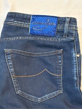 Jacob Cohen made in Italy Men's Dark Blue Denim Jeans 34 31